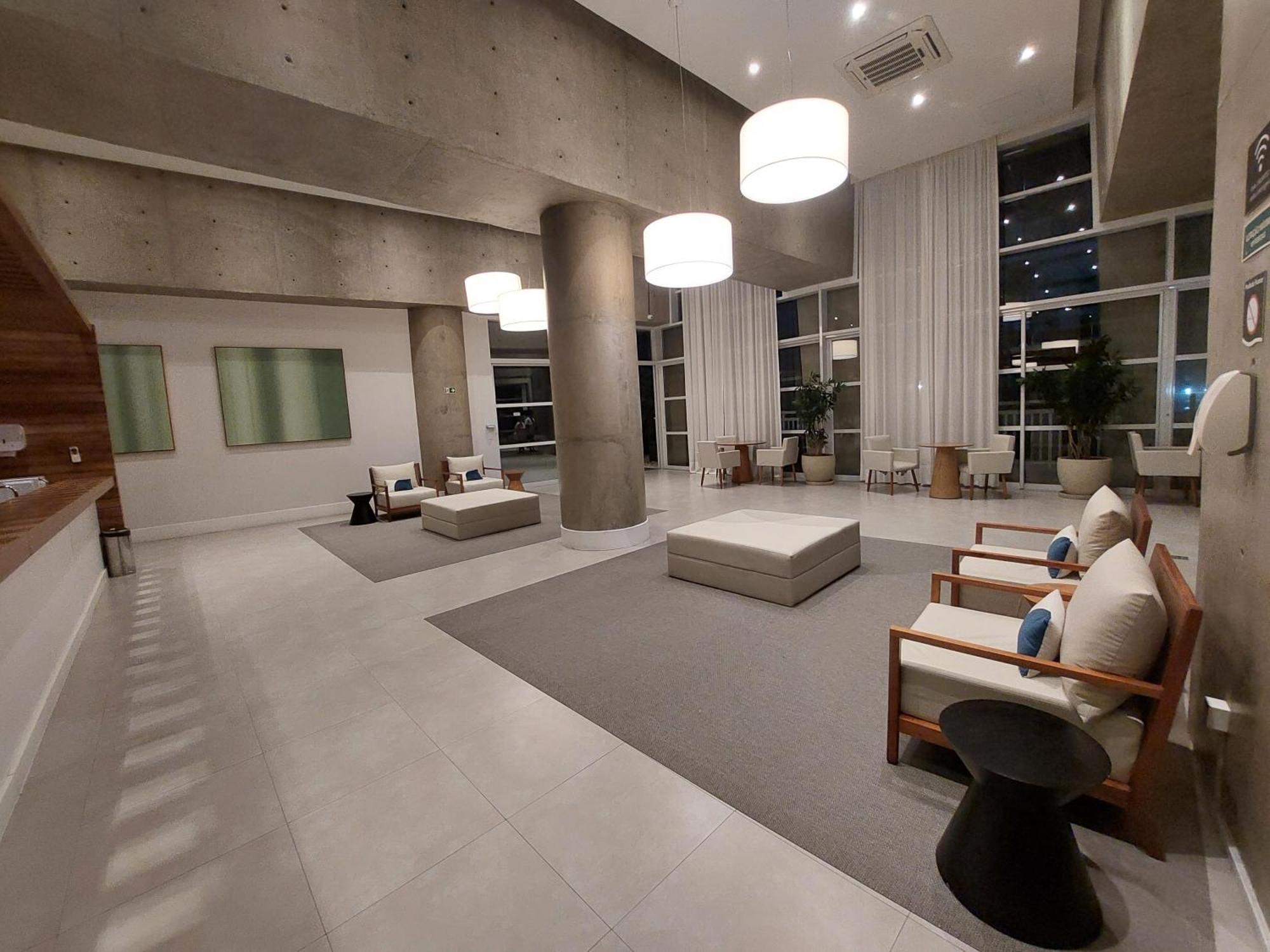 Book Santos - Condominio Unlimited - Apartamento Com Vista Mar E Apartamento Com Vista Piscina מראה חיצוני תמונה