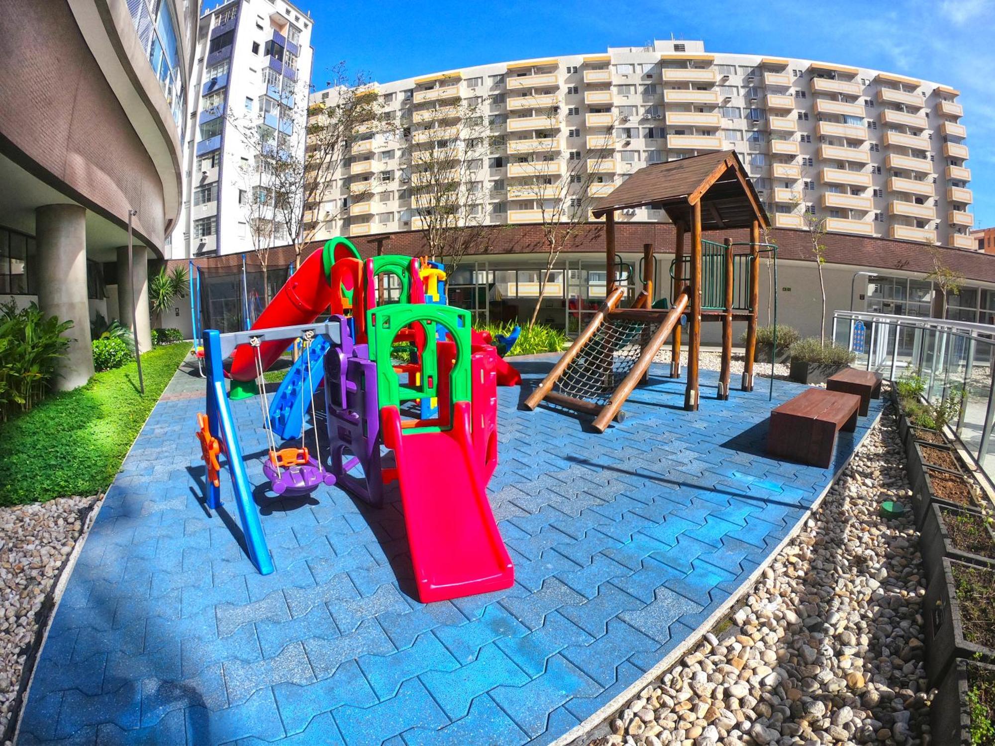 Book Santos - Condominio Unlimited - Apartamento Com Vista Mar E Apartamento Com Vista Piscina מראה חיצוני תמונה