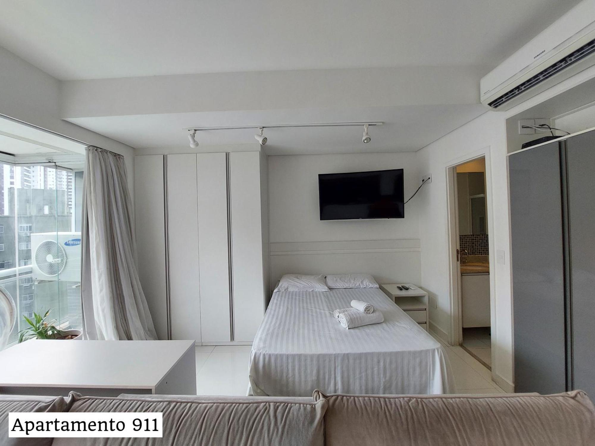 Book Santos - Condominio Unlimited - Apartamento Com Vista Mar E Apartamento Com Vista Piscina מראה חיצוני תמונה