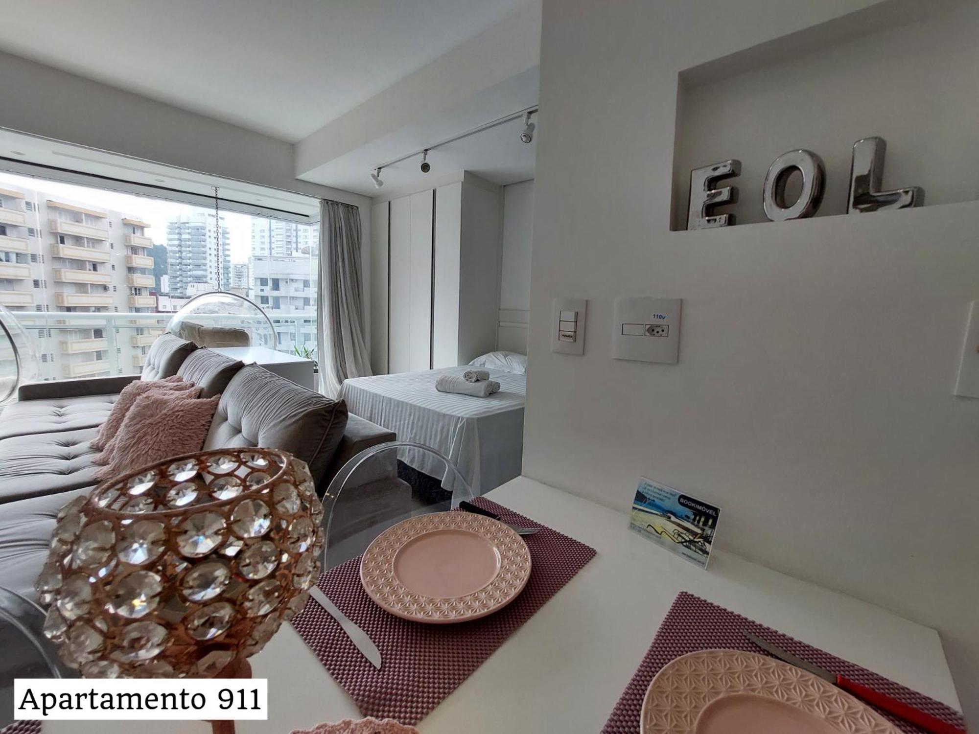 Book Santos - Condominio Unlimited - Apartamento Com Vista Mar E Apartamento Com Vista Piscina מראה חיצוני תמונה