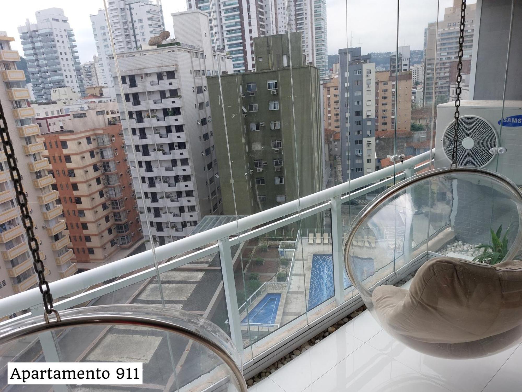 Book Santos - Condominio Unlimited - Apartamento Com Vista Mar E Apartamento Com Vista Piscina חדר תמונה