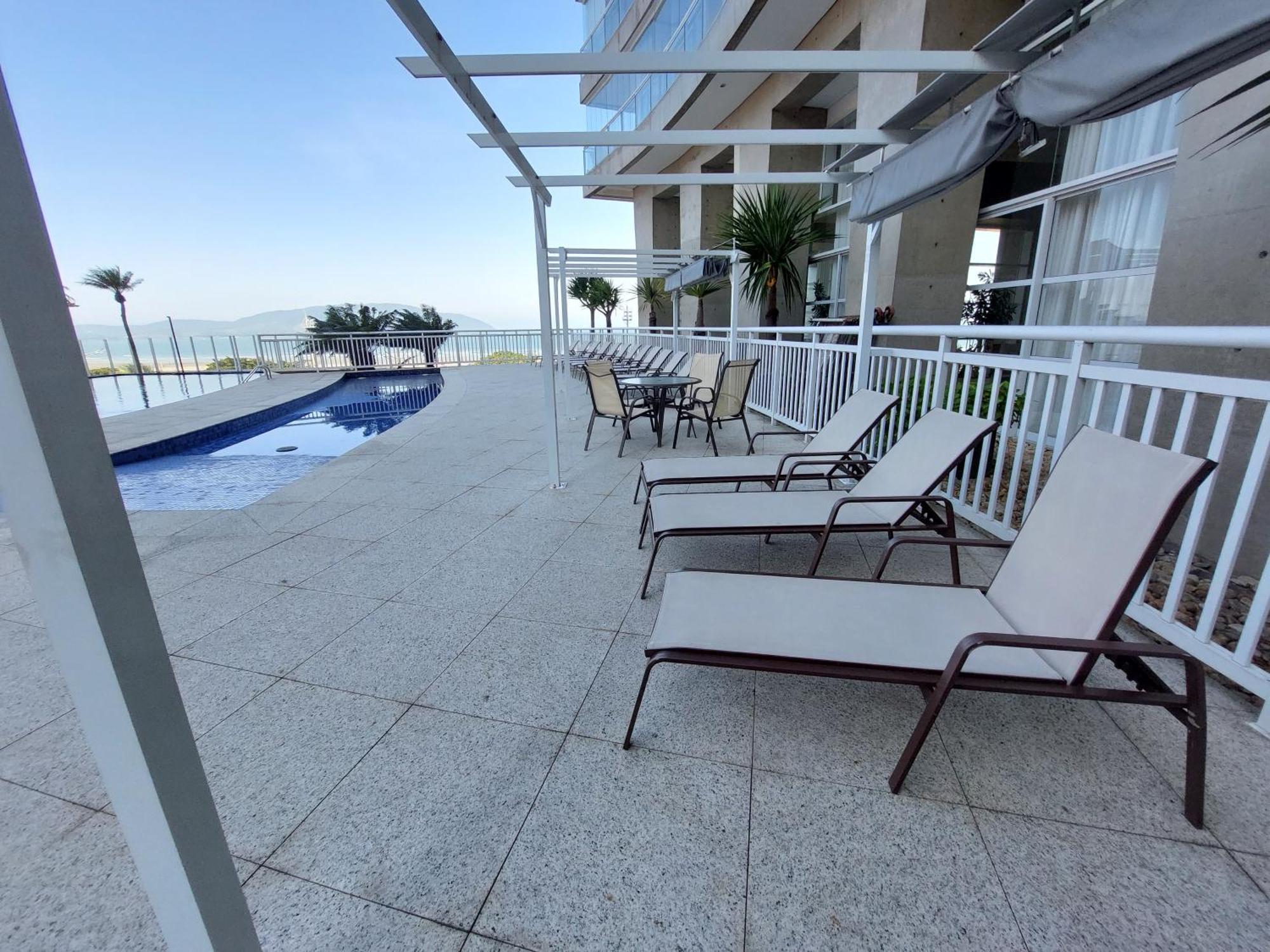 Book Santos - Condominio Unlimited - Apartamento Com Vista Mar E Apartamento Com Vista Piscina מראה חיצוני תמונה
